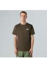 The North Face M Ss Simple Dome Tee New Taupe Green