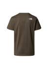 The North Face M Ss Simple Dome Tee New Taupe Green