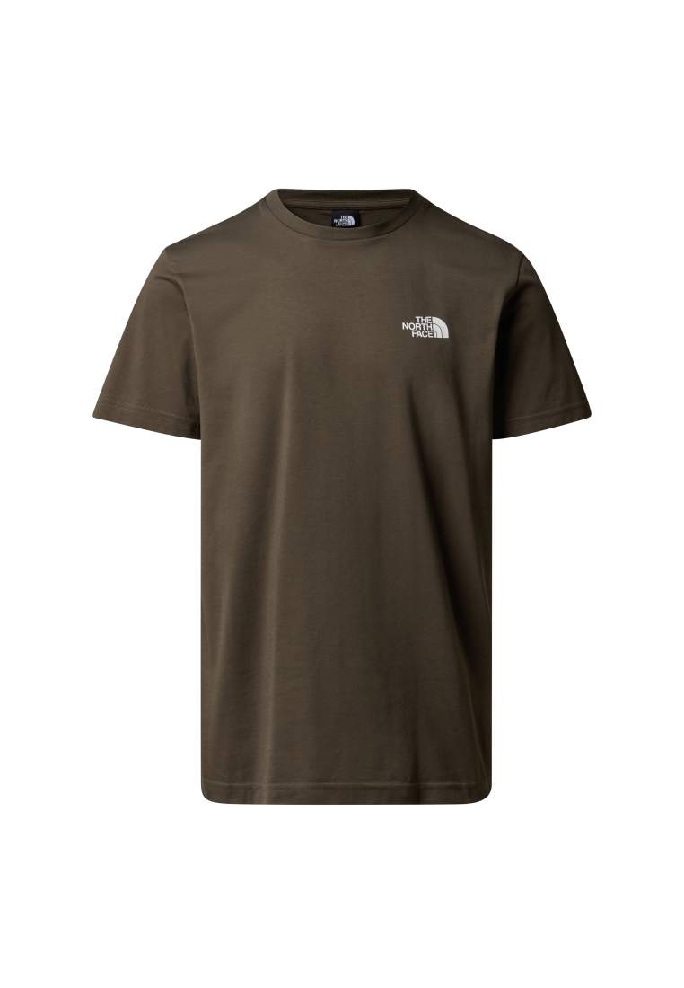 The North Face M Ss Simple Dome Tee New Taupe Green