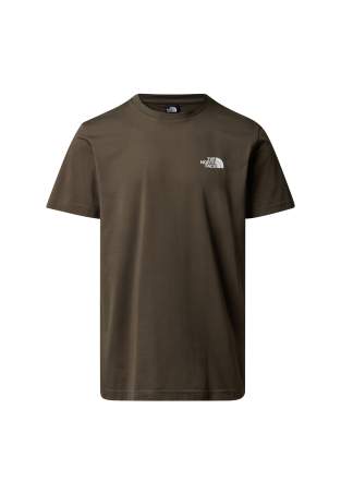 The North Face M Ss Simple Dome Tee New Taupe Green