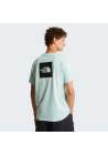 The North Face M Evolution Box Nse Regular Ss Tee Opal Frost