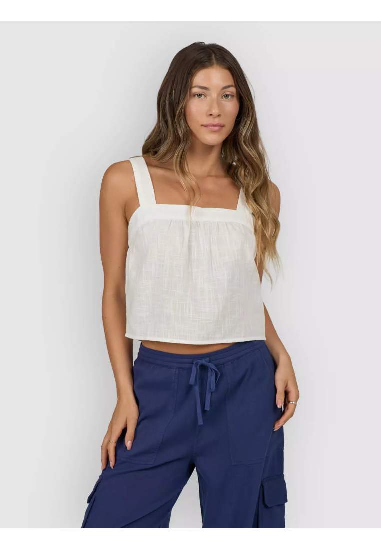 Salty Crew W Charter Cami Off White