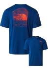 The North Face M Bitmap Logo Ss Tee Estate Blue