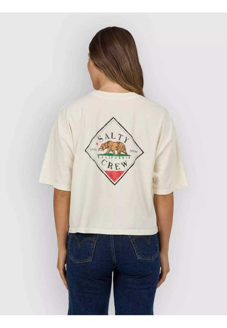 Salty Crew W Tippet Cali Skimmer Tee Off White