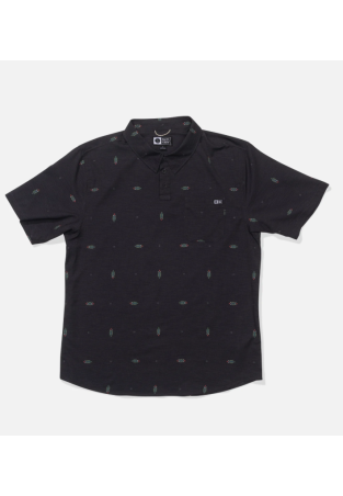 Salty Crew Breezer Perf Polo Black