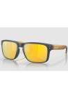 Oakley Holbrook Matte Carbon Prizm 24K Polarized