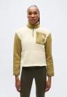 The North Face W Yumiori 1/4 Zip Desert Stone Cedar