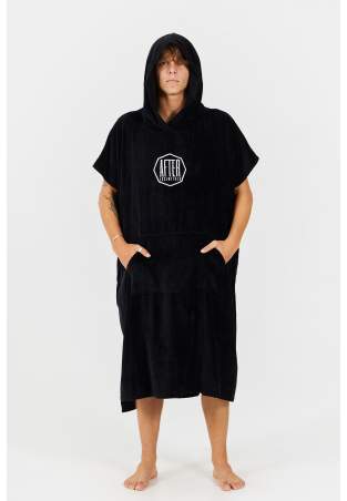 After Essentials Poncho Logo Black