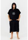 After Essentials Poncho Logo Black