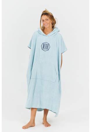 After Essentials Poncho Logo Blue
