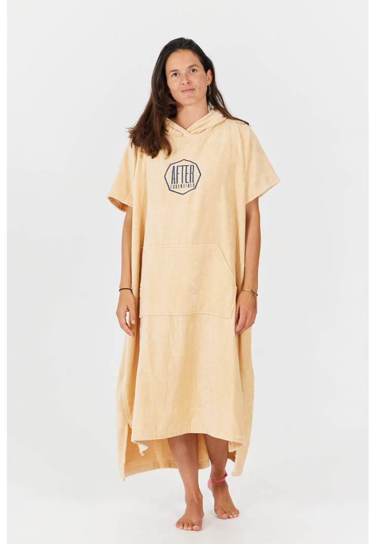 After Essentials Poncho Logo Orange