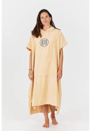 After Essentials Poncho Logo Orange