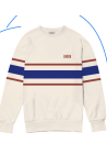 Baron Crew Bands Bleu Terra Cotta