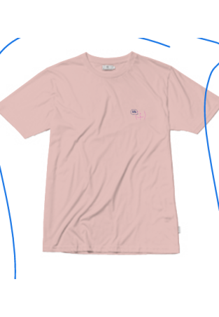 Baron T-Shirt Hello Rose Faded