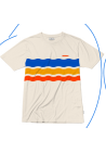 Baron T-Shirt Tricolor Waves Orange