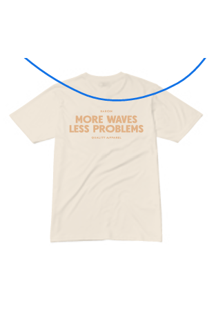 Baron T-Shirt More Waves Ivoire