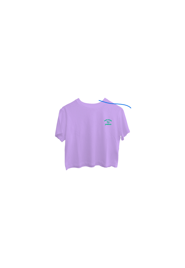 Baron W T-Shirt More Waves Lila