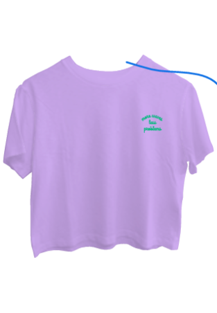 Baron W T-Shirt More Waves Lila