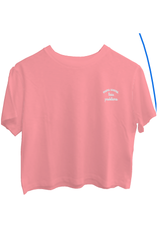 Baron W T-Shirt More Waves Rose Vif