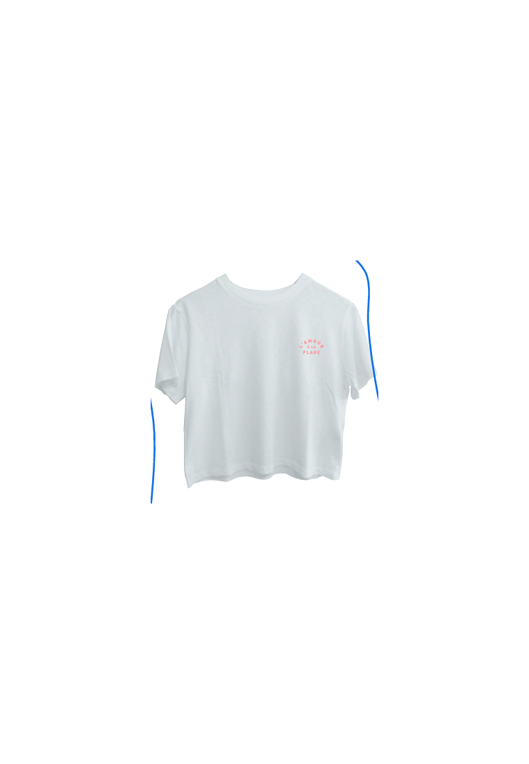 Baron W T-Shirt L'Amour A La Plage Ice Blue