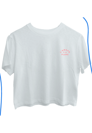 Baron W T-Shirt L'Amour A La Plage Ice Blue