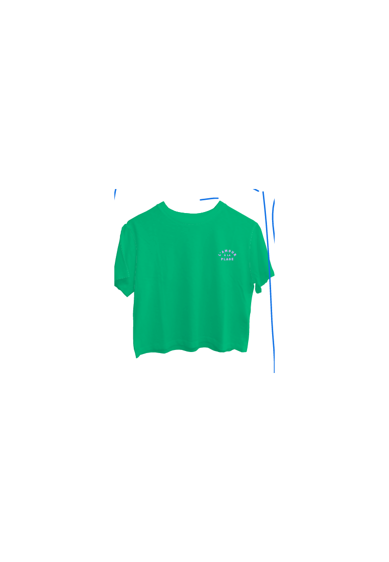 Baron W T-Shirt L'Amour A La Plage Vert