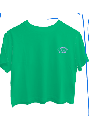 Baron W T-Shirt L'Amour A La Plage Vert