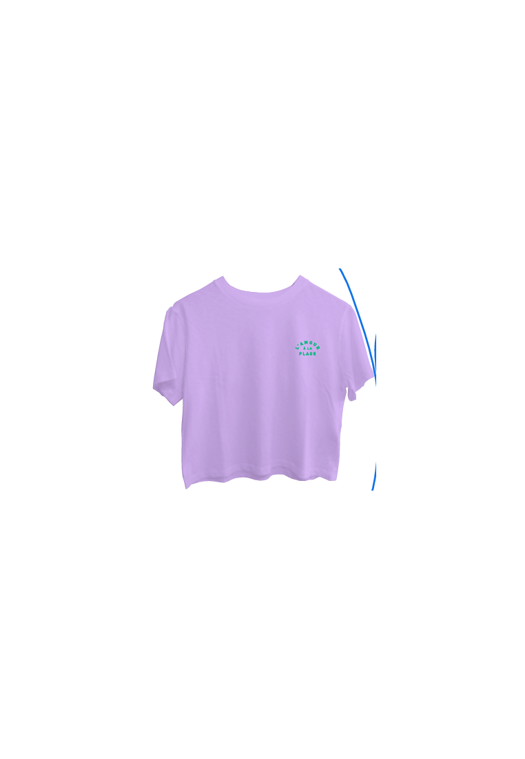Baron W T-Shirt L'Amour A La Plage Lila