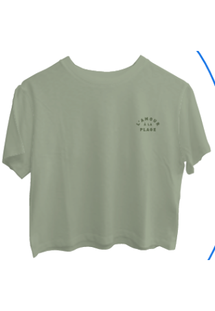 Baron W T-Shirt L'Amour A La Plage Olive