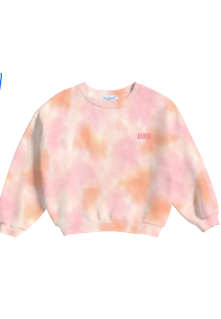 Baron W Ultra Oversize Tie And Dies Orange Rose