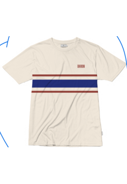 Baron T-Shirt Bands Bleu...