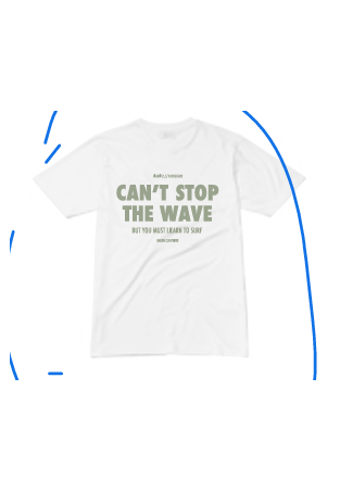 Baron T-Shirt Cant Stop Blanc