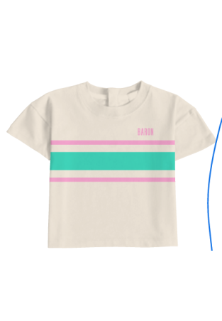 Baron B T-Shirt Bands Turquoise