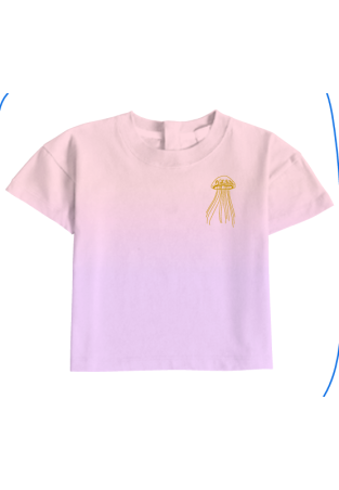Baron B T-Shirt Plongee Rose