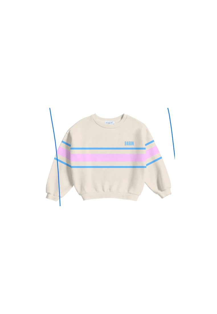 Baron B Crew Plongee Rose