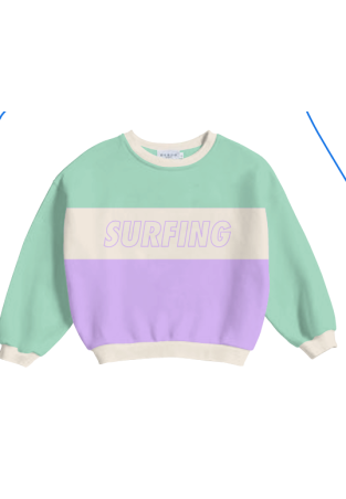 Baron B Crew Surfing Vert Violet