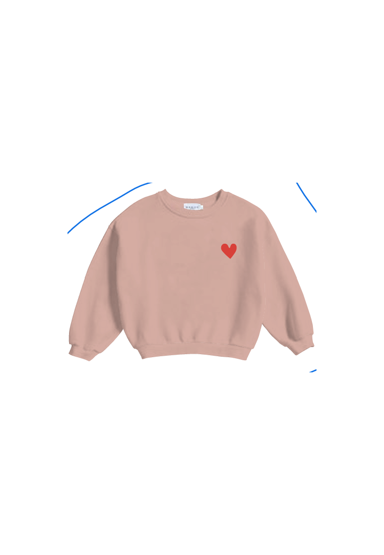 Baron B Crew Love Grows Here Rose Faded