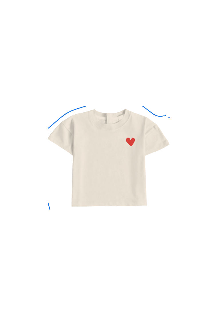 Baron B T-Shirt Love Grows Here Ivoire