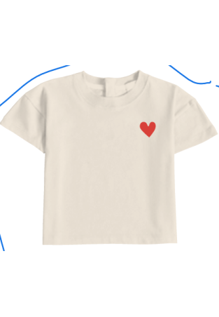 Baron B T-Shirt Love Grows Here Ivoire