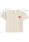 Baron B T-Shirt Love Grows Here Ivoire