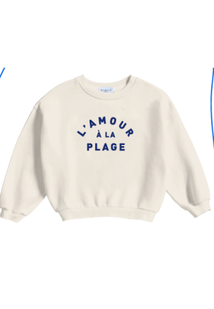 Baron W Ultra Oversize L'Amour A La Plage Ivoire
