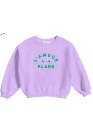 Baron W Ultra Oversize L'Amour A La Plage Violet