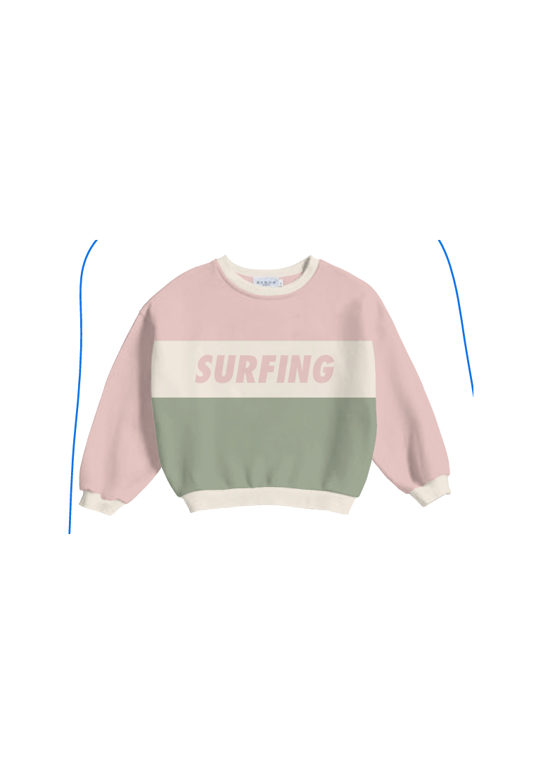 Baron W Ultra Oversize Surfing Rose Faded Olive