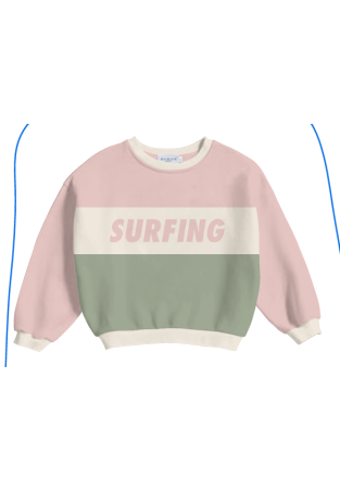 Baron W Ultra Oversize Surfing Rose Faded Olive