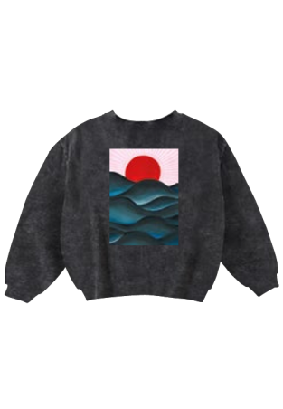 Baron W Ultra Oversize La Vague Noir Washed