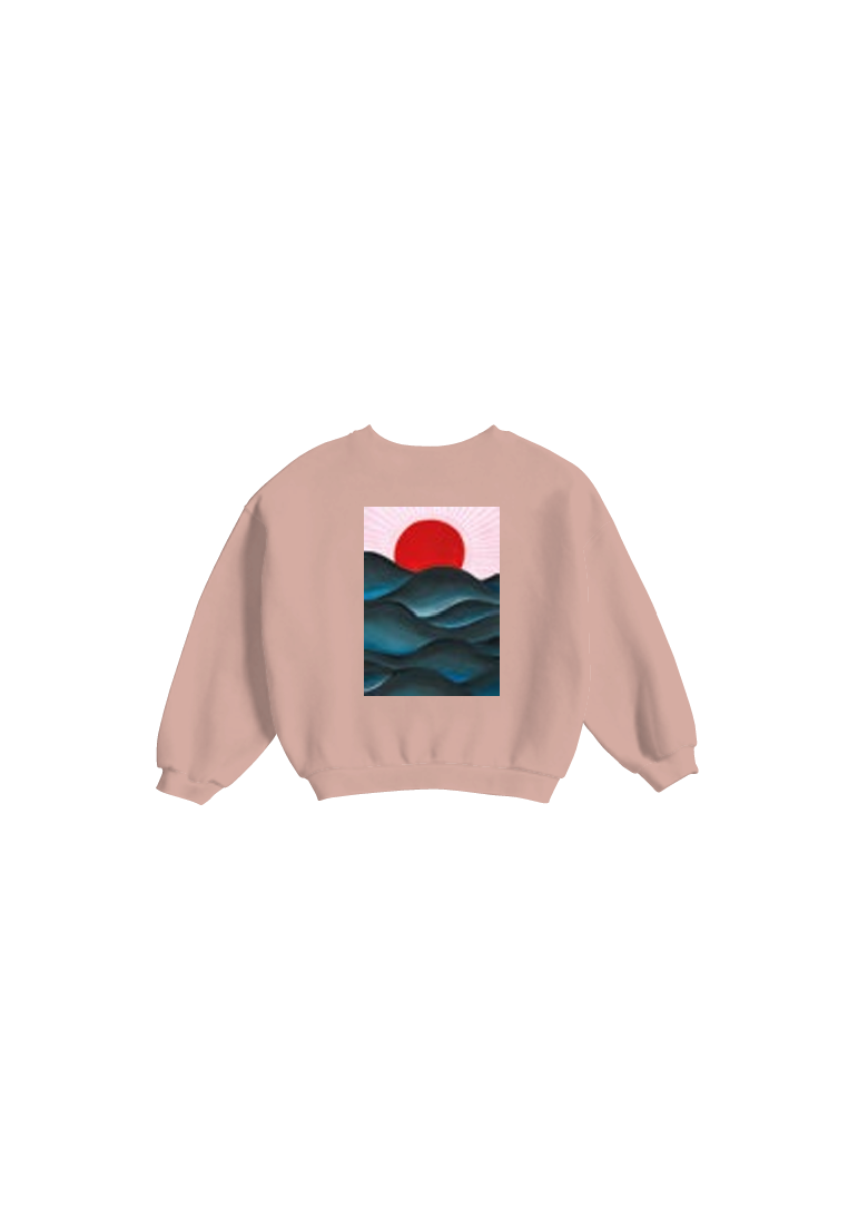 Baron W Ultra Oversize La Vague Rose Faded