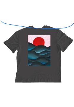 Baron W T-Shirt La Vague...