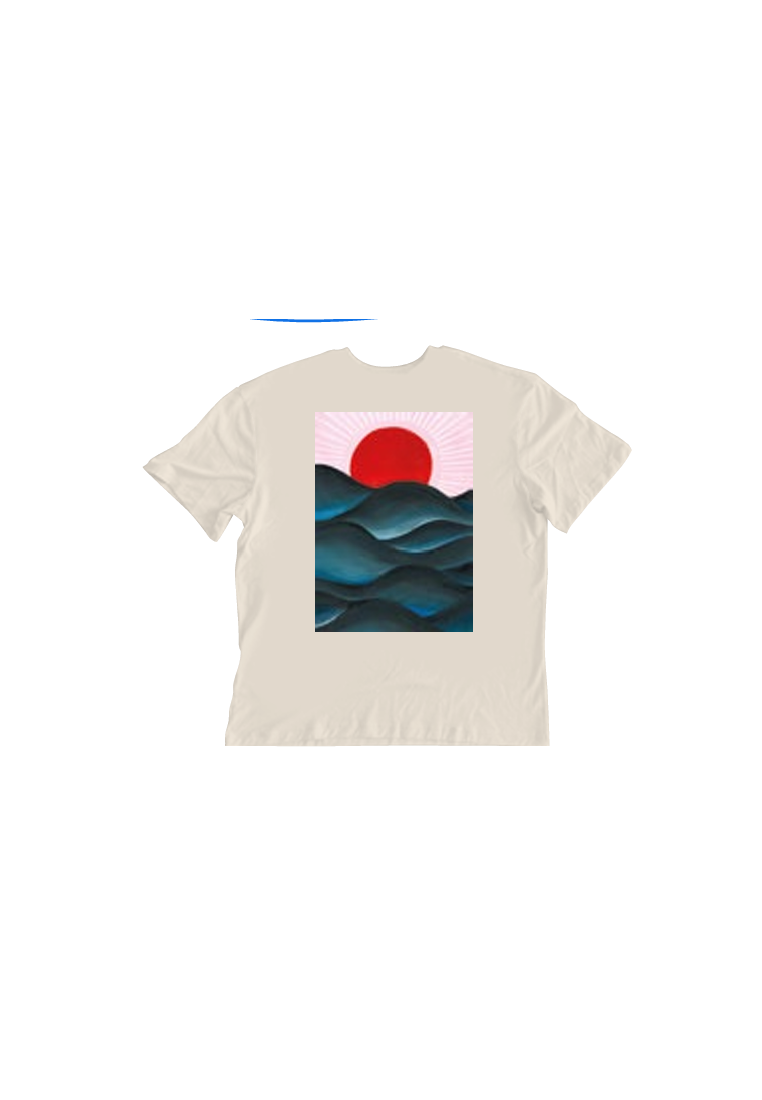 Baron W T-Shirt La Vague Ivoire
