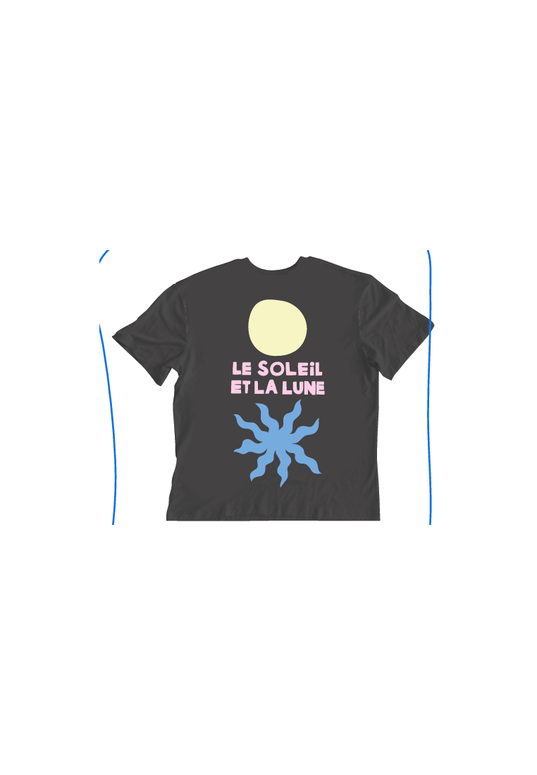 Baron W T-Shirt Le Soleil Noir Washed