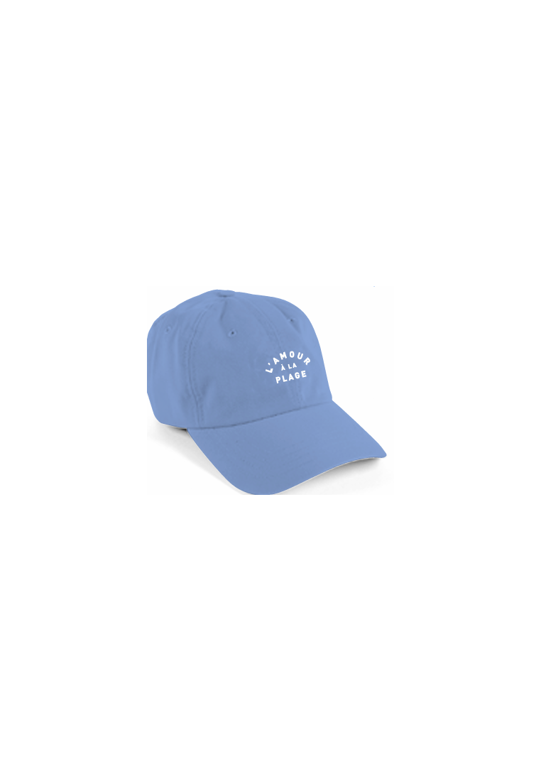 Baron W Casquette L'Amour A La Plage Bleu Vintage